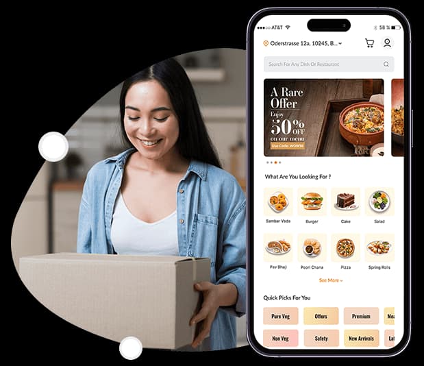 Product Order & Delivery illustration