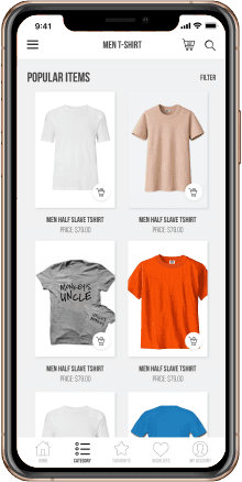 Product showcase phone